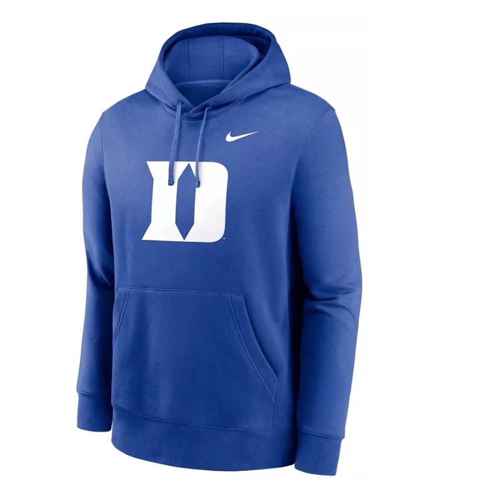 Nike Kids Boys Club Fleece PO Hoody Jacket Blue Duke Kangaroo Pocket size Small